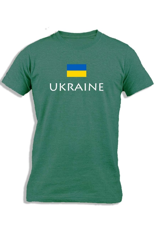 UKRAINE WITH FLAG