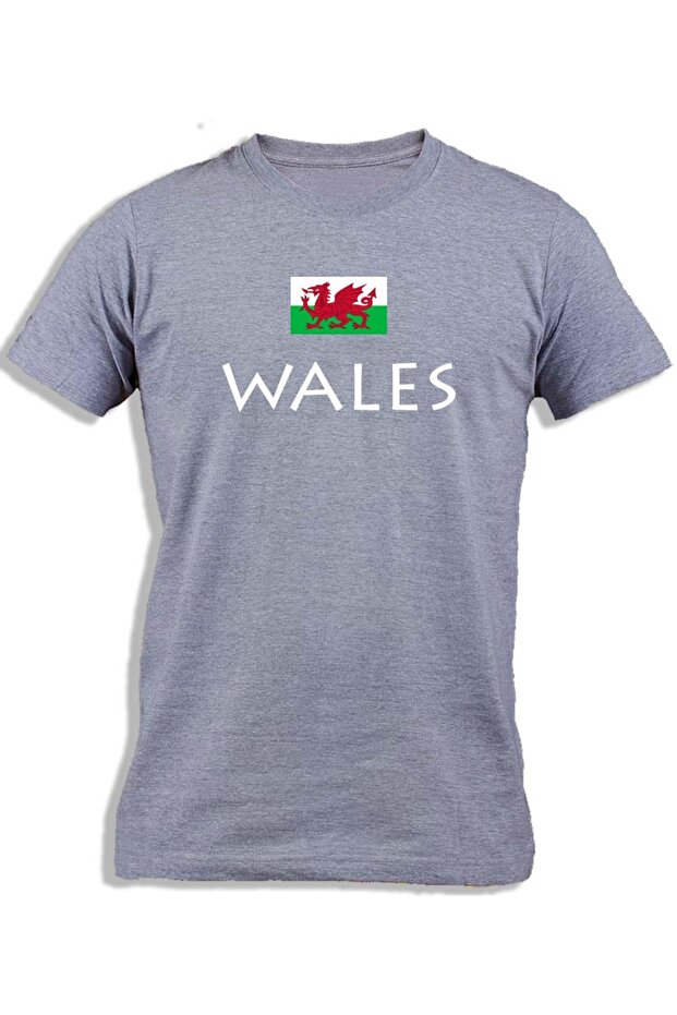 WALES WITH FLAG