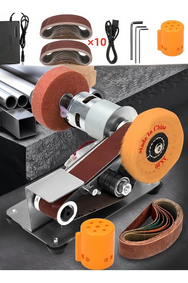 Electric Sharpener with 7-Speed, Tool Sharpening System- Polishing, Buffing & Rust Removal Function - 1