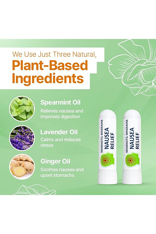 جهاز استنشاق فيجور ميجراستيل لعلاج الصداع النصفي والغثيان، عبوة من قطعتين - 3