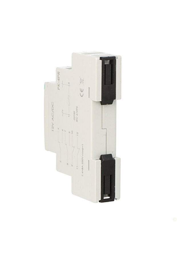 PK4PR 12V Relay, 2P I2x8A, Module, Rail-Mount - 6
