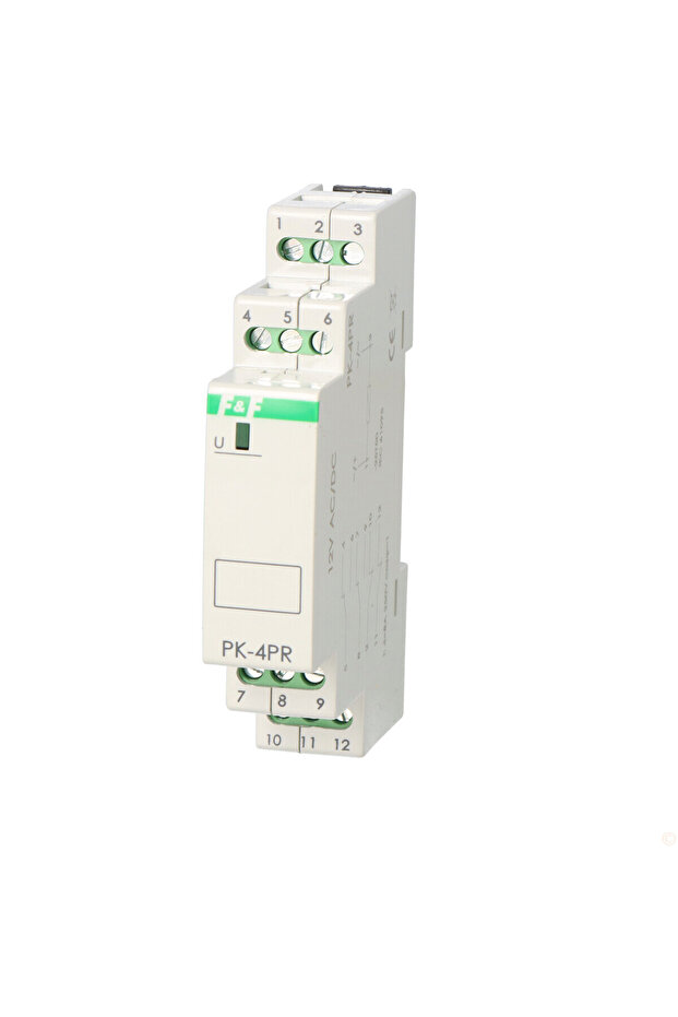 PK4PR 12V Relay, 2P I2x8A, Module, Rail-Mount - 5