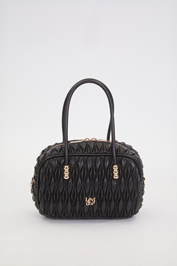 حقيبة كتف باجيت موديل باللون الأسود - 1