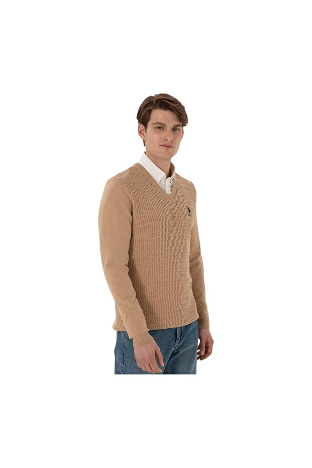 Erkek Camel Basic Kazak - 3