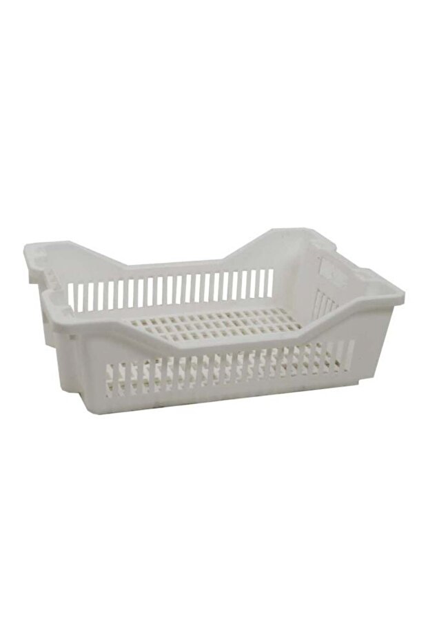 Vegetable Container Crate White 48x34x15cm
