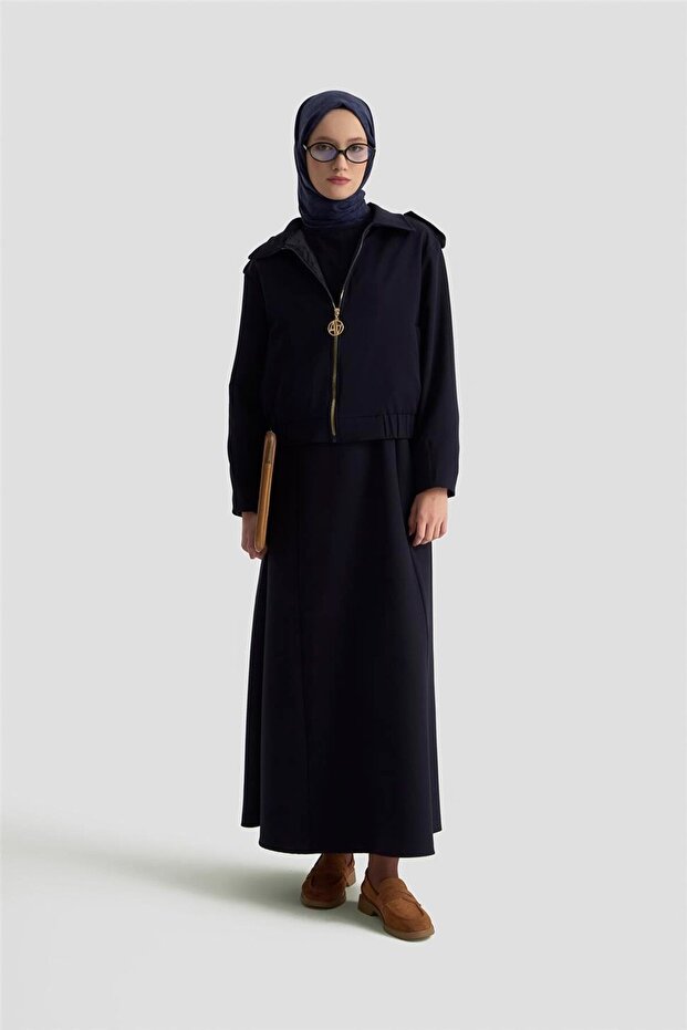 Elbise 25KT906 LACİVERT - 2