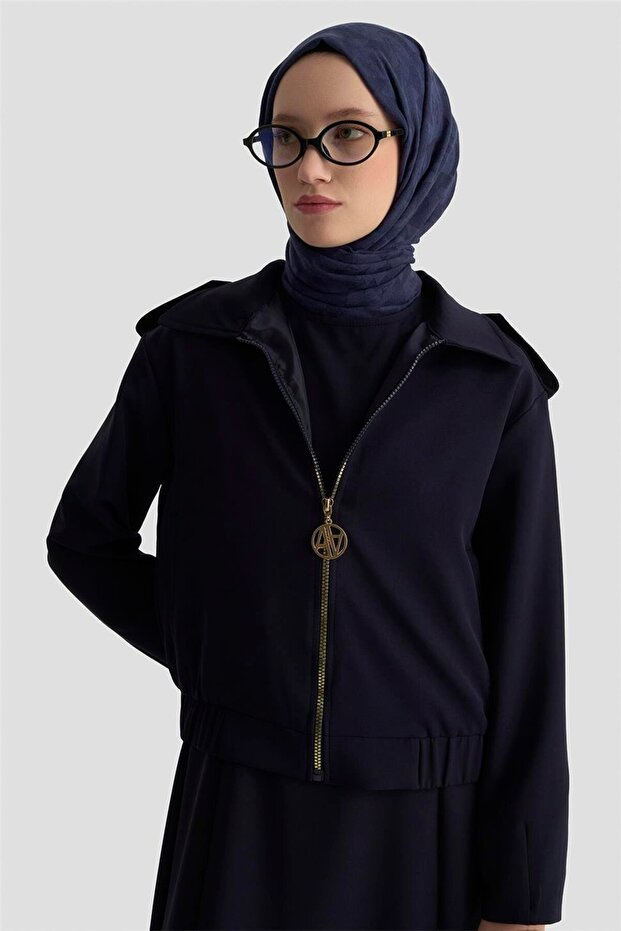 Elbise 25KT906 LACİVERT - 4