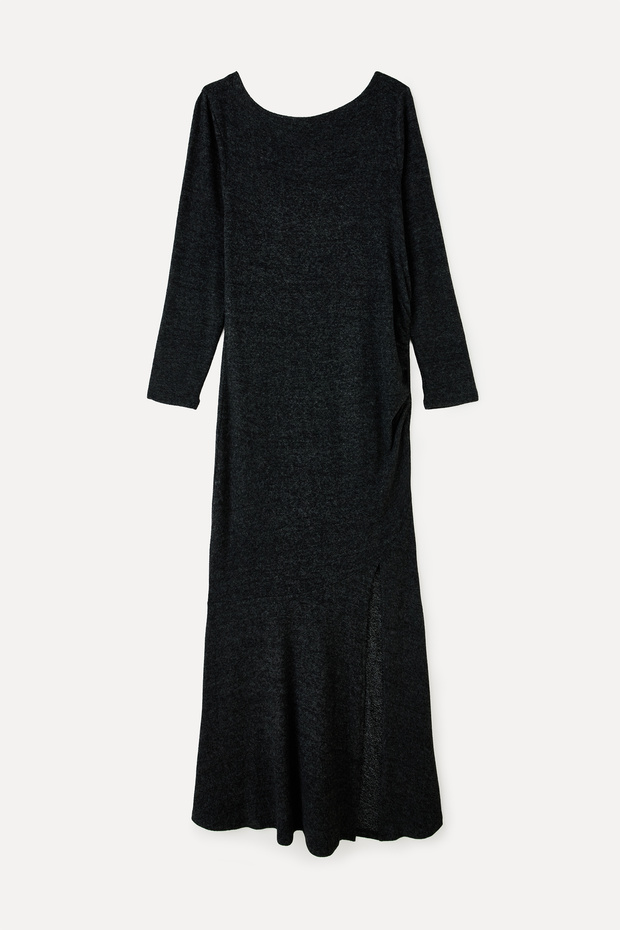 FITTED YIRTMAÇLI UZUN ELBİSE - 1