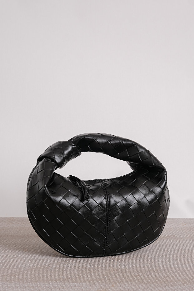 Women's Mini Jordie Handbag Braided Black Bttg