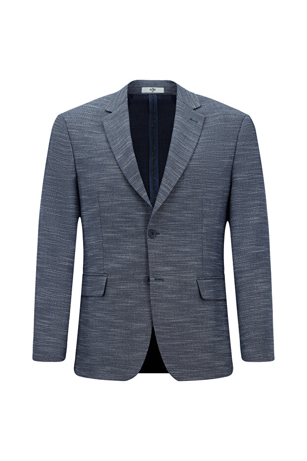 سترة مستقيمة ذات قصة عادية - 1