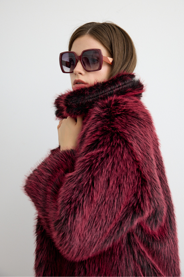 Kürk Bordo - 5