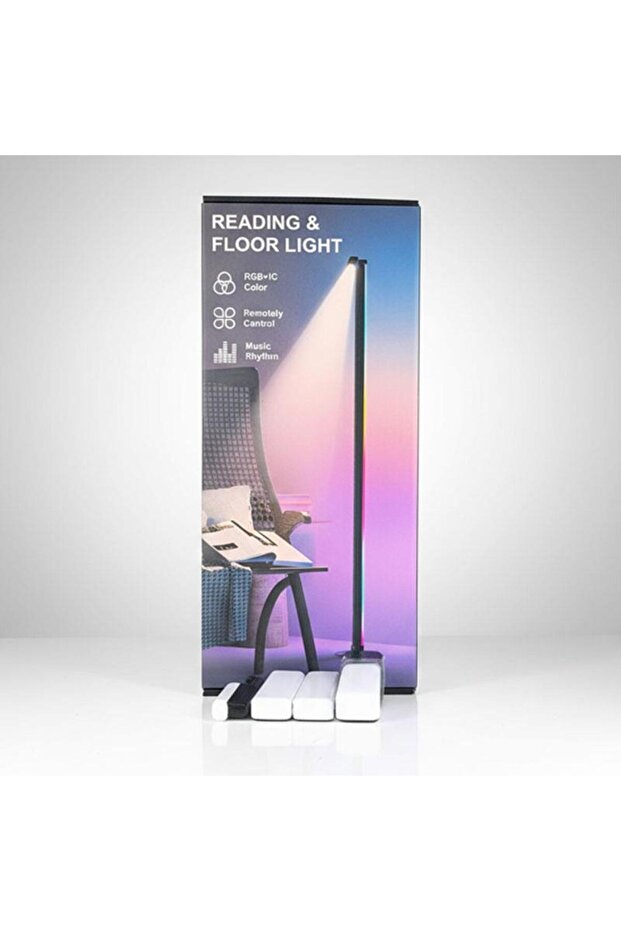 SPOT LEDLİ LED LAMBADER KÖŞE PİXEL RGB+WW+GÜN IŞIĞI TELEFON+KUMANDA KONTROLLÜ - 1