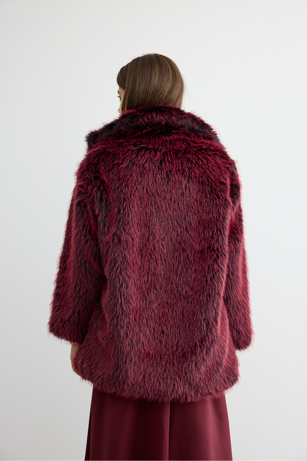 Kürk Bordo - 8