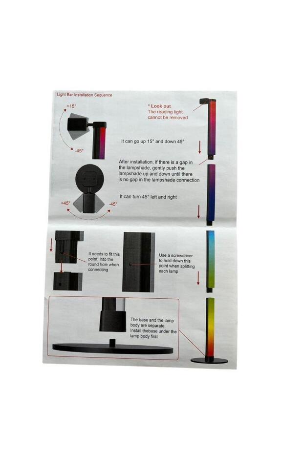 SPOT LEDLİ LED LAMBADER KÖŞE PİXEL RGB+WW+GÜN IŞIĞI TELEFON+KUMANDA KONTROLLÜ - 6