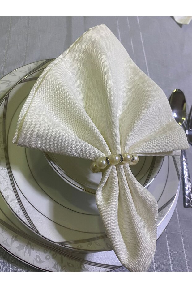 منديل خدمة مع حلقة - تقديم المطبخ - 3