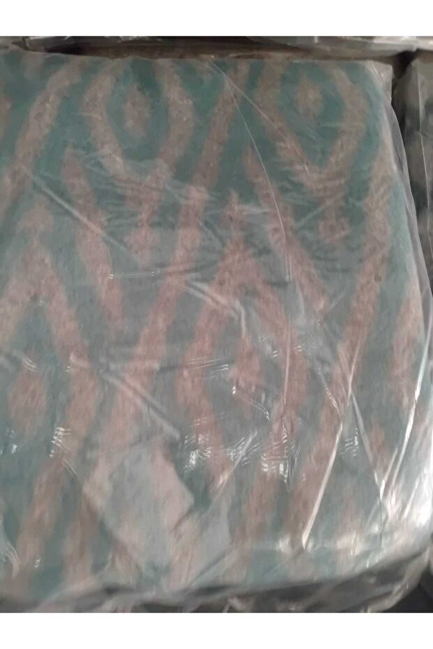 %90 Saf Yün Battaniye Tek Kişilik -Doğal Saf Yün - Doğal Desenli Yün Battaniye - Wool - 2