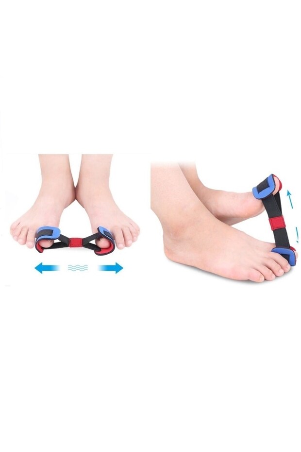 Halluks Valgus Gece Ateli Ayak Baş Parmak Bunyon Koruyucu Parmak Kemik Çıkıntısı Için Aparat - 4