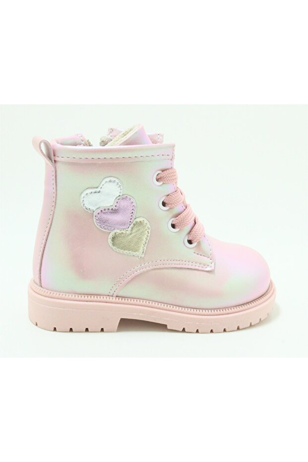 Kız Çocuk İçi Yünlü Anatomik tabanlı Kışlık Bot Kar Botu - 4