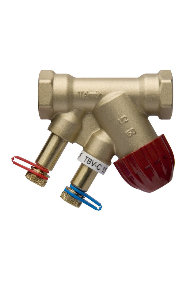 TBVC balancing and control valve for terminal units with on/off regulation DN 15 LF internal threads - 1