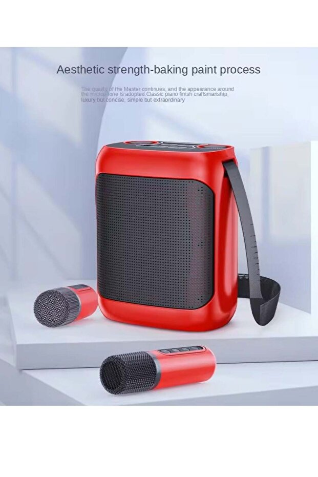 -220 Wireless Microphone UHF Dual Portable Handheld Dynamic Karaoke Mic