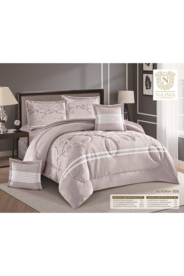 Alaska Nafrones winter bedspread made of the best materials. It uses two sides: one side is rabbit fur and the other is soft velvet. Size: 170*230 cm. - 1