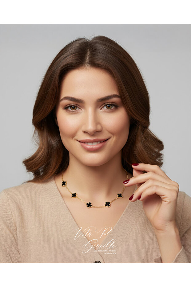 Van Cleef Gold Kolye - 1