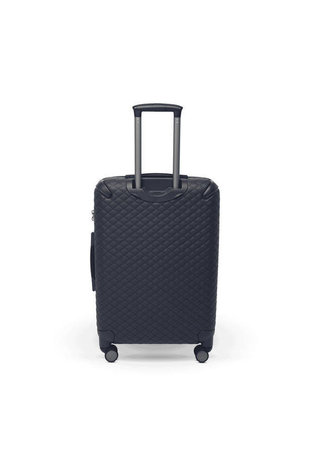 Large navy leather bag - 3