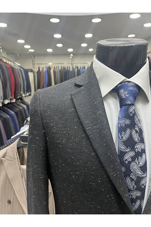 سترة شتوية رجالية من الصوف - 4