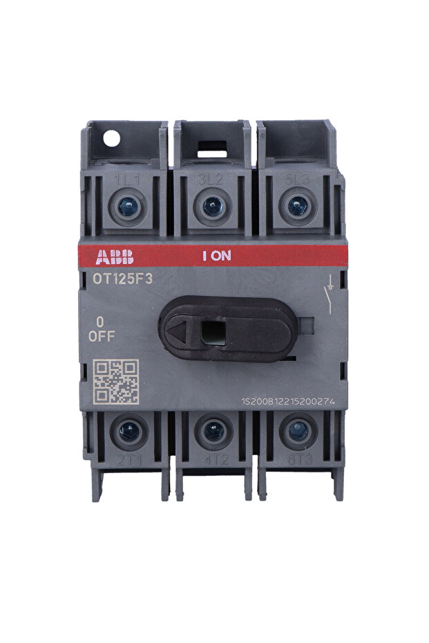 OT125F3 125A 3-pole switch disconnector without shaft and handle - 3
