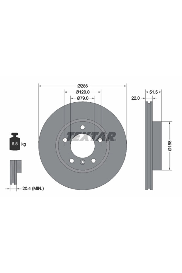 Спирачен диск BMW 3 - 1