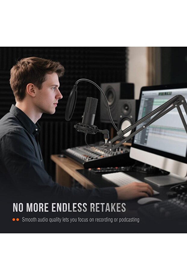 ميكروفون مكثف استوديو USB - 7