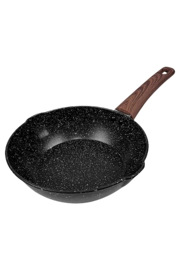 16x33 cm Non-Stick Pan, Round Design, Ergonomic Handle, Uniform Cooking - 1