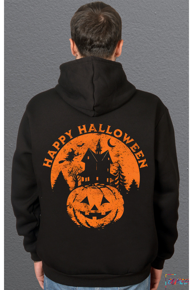 Happy Halloween Sweetshirt Unisex Hooded Hoodie
