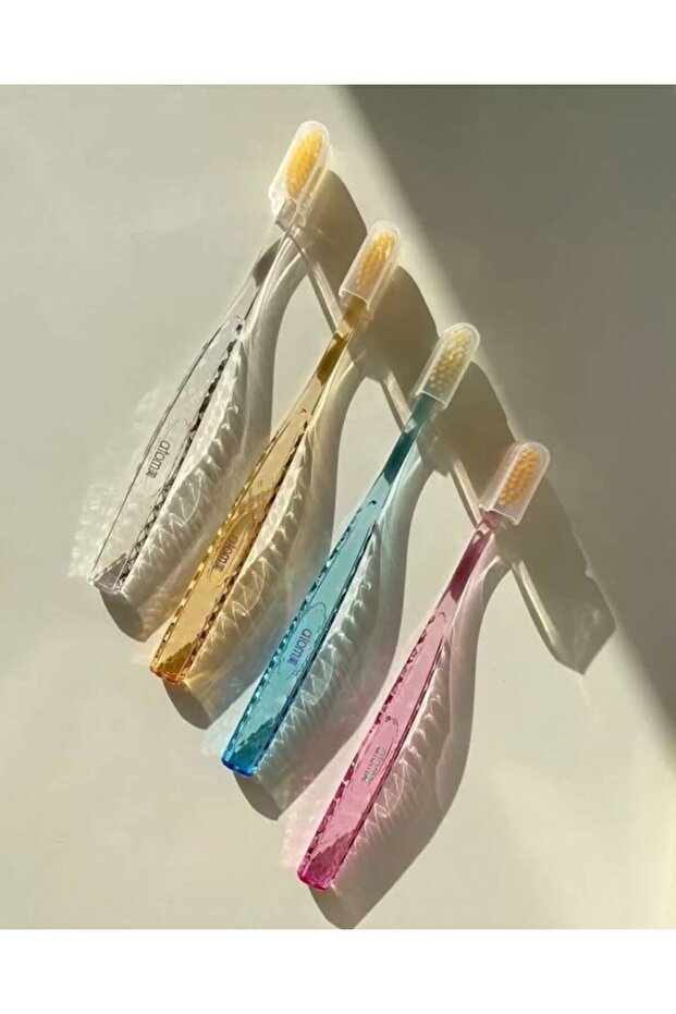 Gold Powder Toothbrush Ultra-Fine Bristles Special for Gum Sensitivity Deep Cleaning