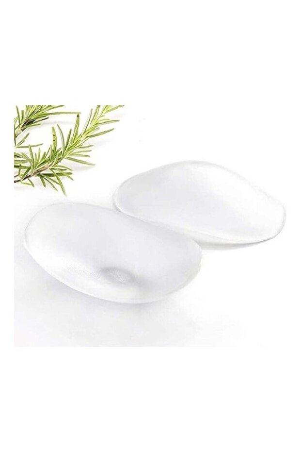 Silicone Anti-Slip Transparent Reusable Shoulder Push Up Pads