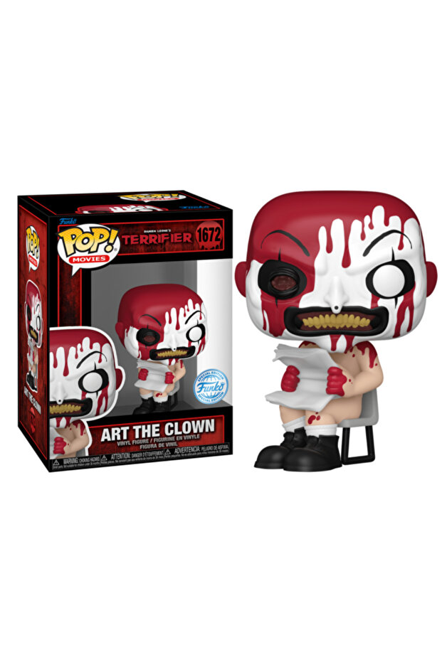 Terrifier – Art the Clown with Newspaper Pop! #1672 (Scare Fair Exclusive) - 1