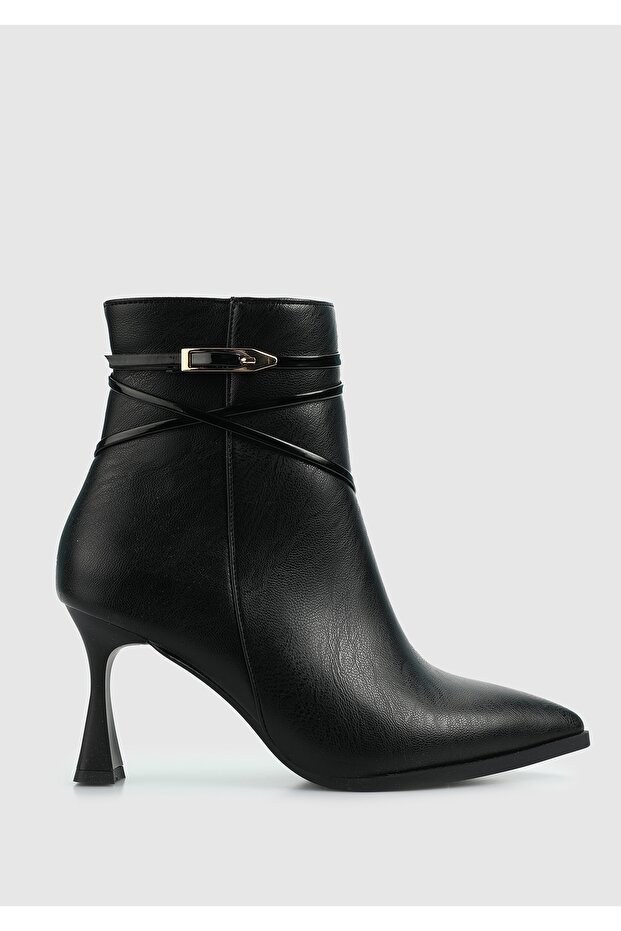 Siyah Kadın Bootie - 1