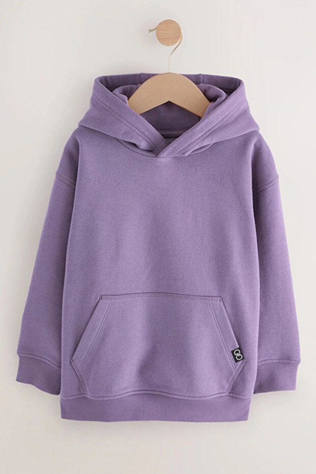 Basic Hooded Thick 3 Thread Non-Shardon Sweatshirt