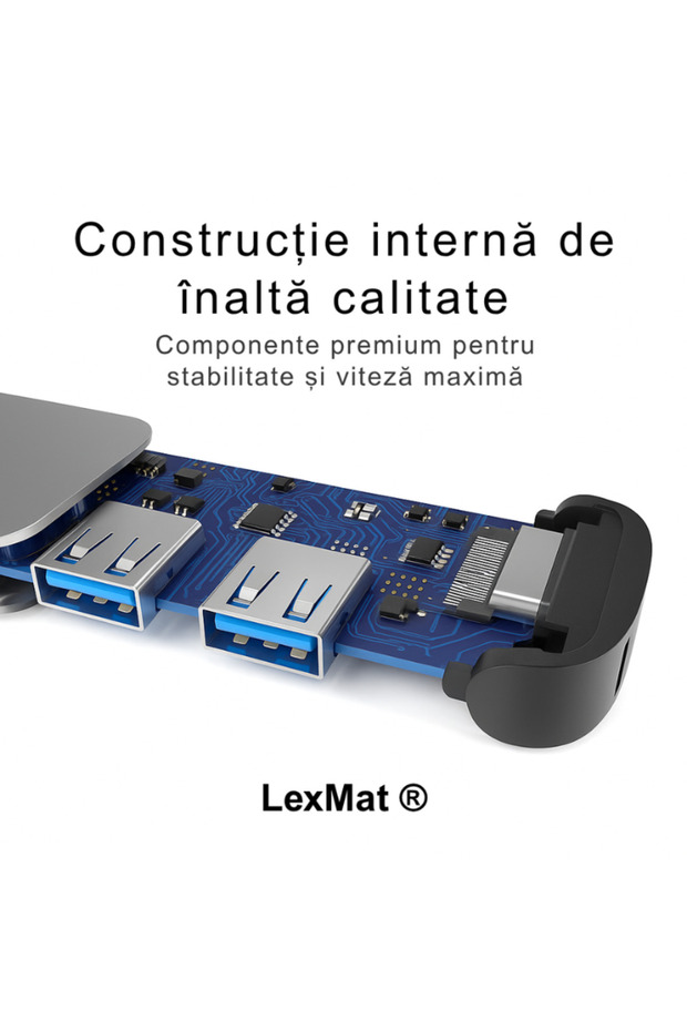 Hub 4 in 1 USB C Adapter Multiport ® - 6