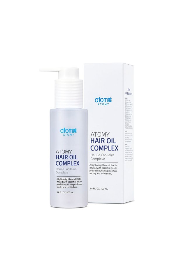 Atomy Hair Oil Complex 6 Contains Essential Oils, Non-Sticky Shine | Special Repair for Dyed Hair