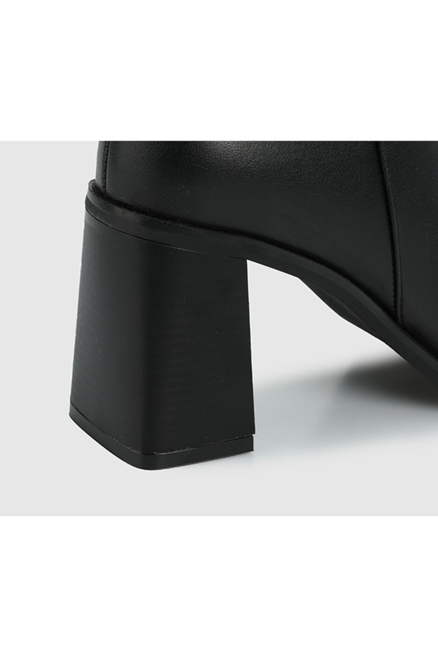 Siyah Kadın Bootie - 5