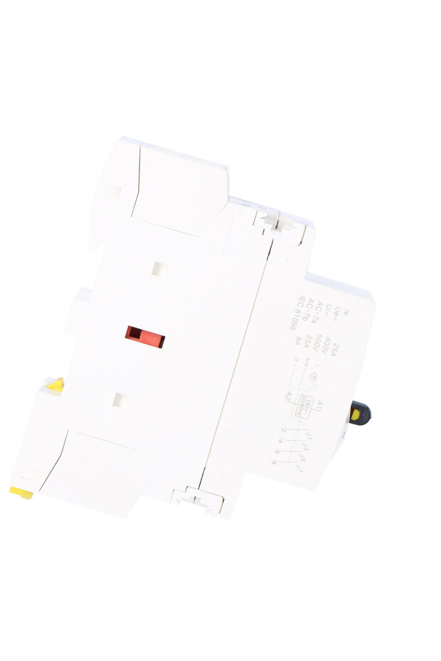 Modular contactor with manual control, rail mounting, 25A, 4NO contacts, ST2540M - 4