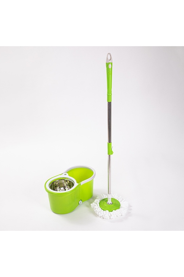 MAGIC SPIN MOP + 2 CARTRIDGES, SQUEEZER BUCKET - 7