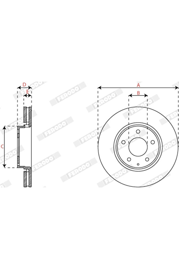 Спирачен диск Mazda 6/Cx-5 - 1