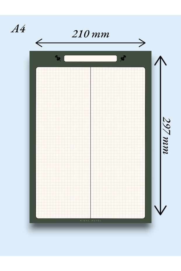 مفكرة منقوشة مقاس A4 - مفكرة - مفكرة (متقلب) - 4