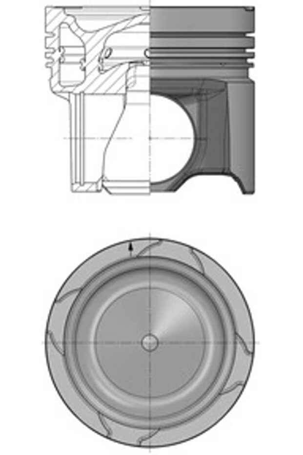 Piston Daf Cf/Xf Van Hool Tx - 1