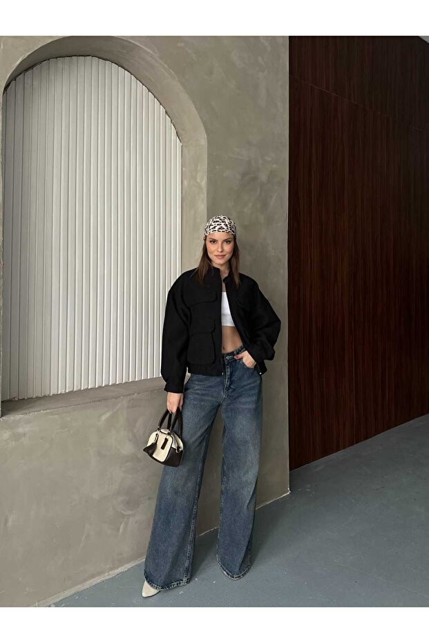 معطف مبطن بجيب مزدوج و4 أكمام - 4