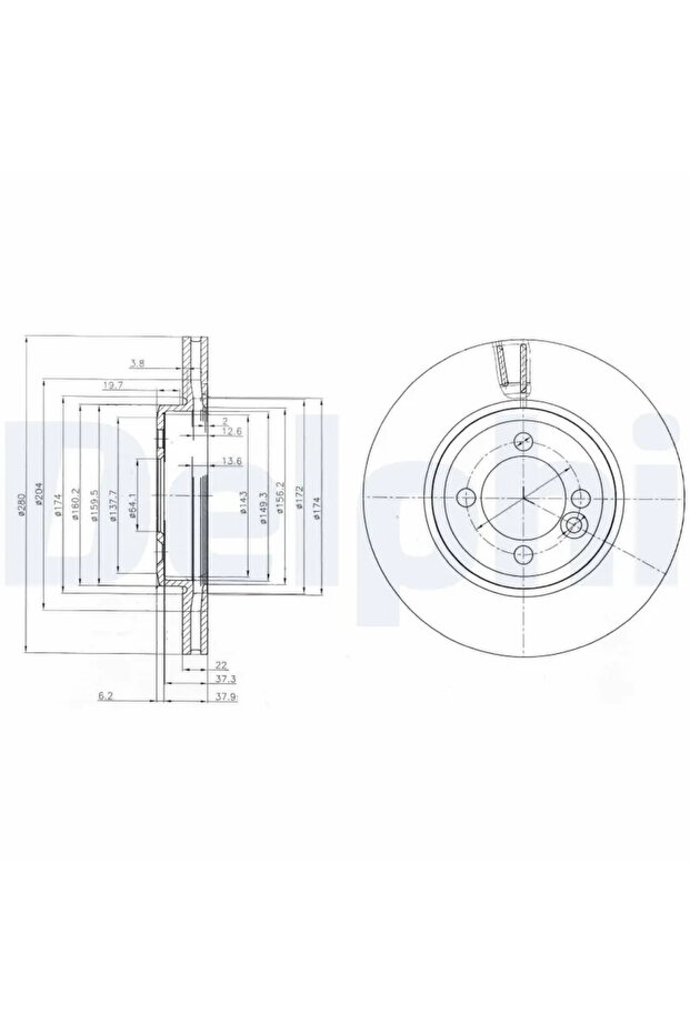 Мини спирачен диск - 1