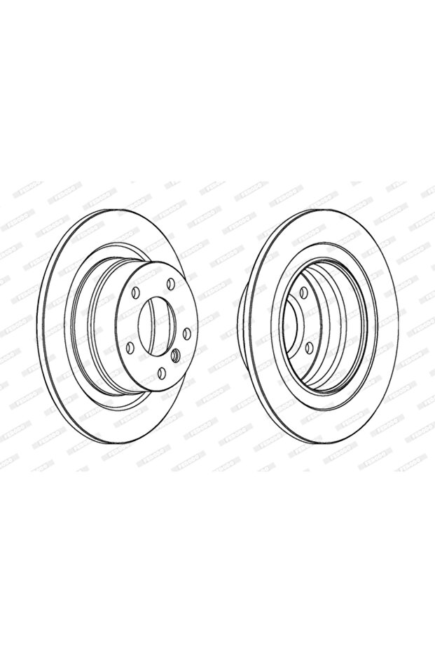 Спирачен диск BMW 1/3 - 2