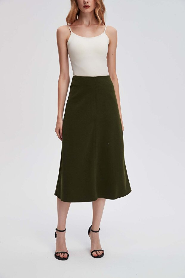 Solid Color Mini Skirt - 4